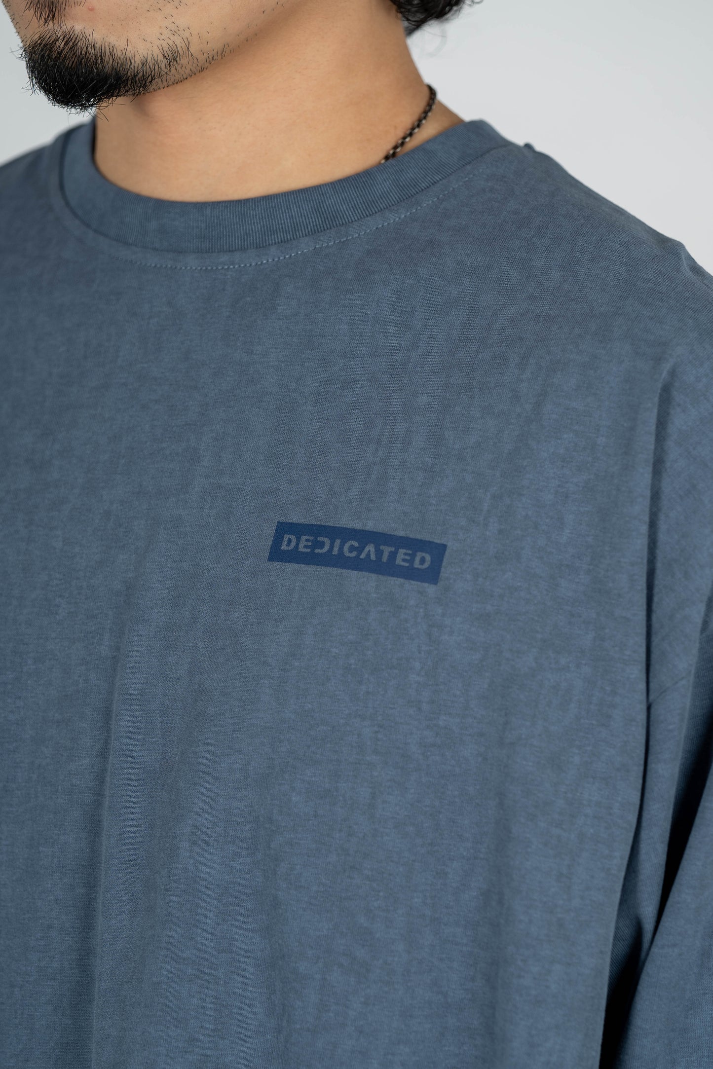 
                  
                    Dyed Washed Print LS Blue Ashes【M22-T14BL】
                  
                