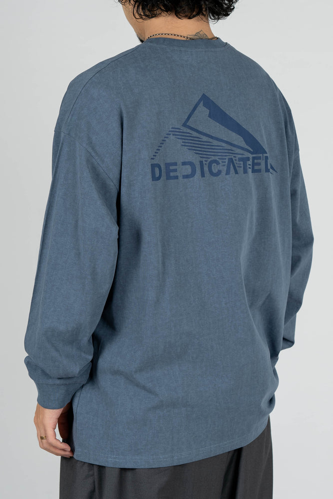
                  
                    Dyed Washed Print LS Blue Ashes【M22-T14BL】
                  
                
