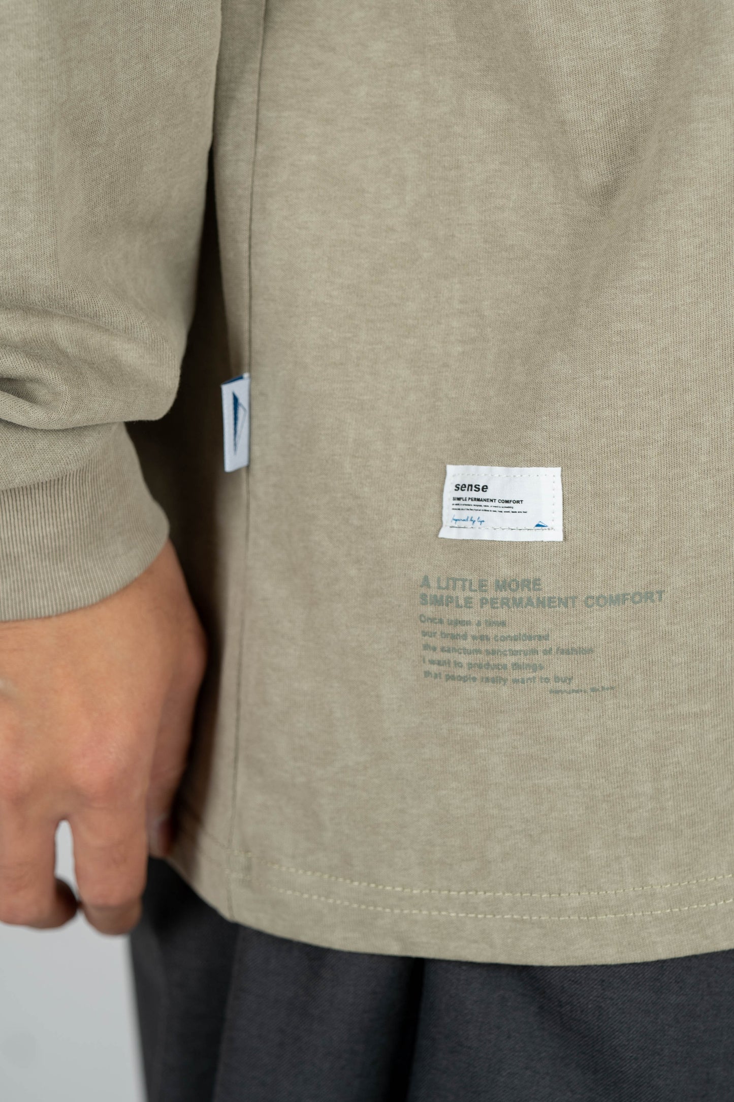 
                  
                    Dyed Washed Print LS Khaki【M22-T14KA】
                  
                