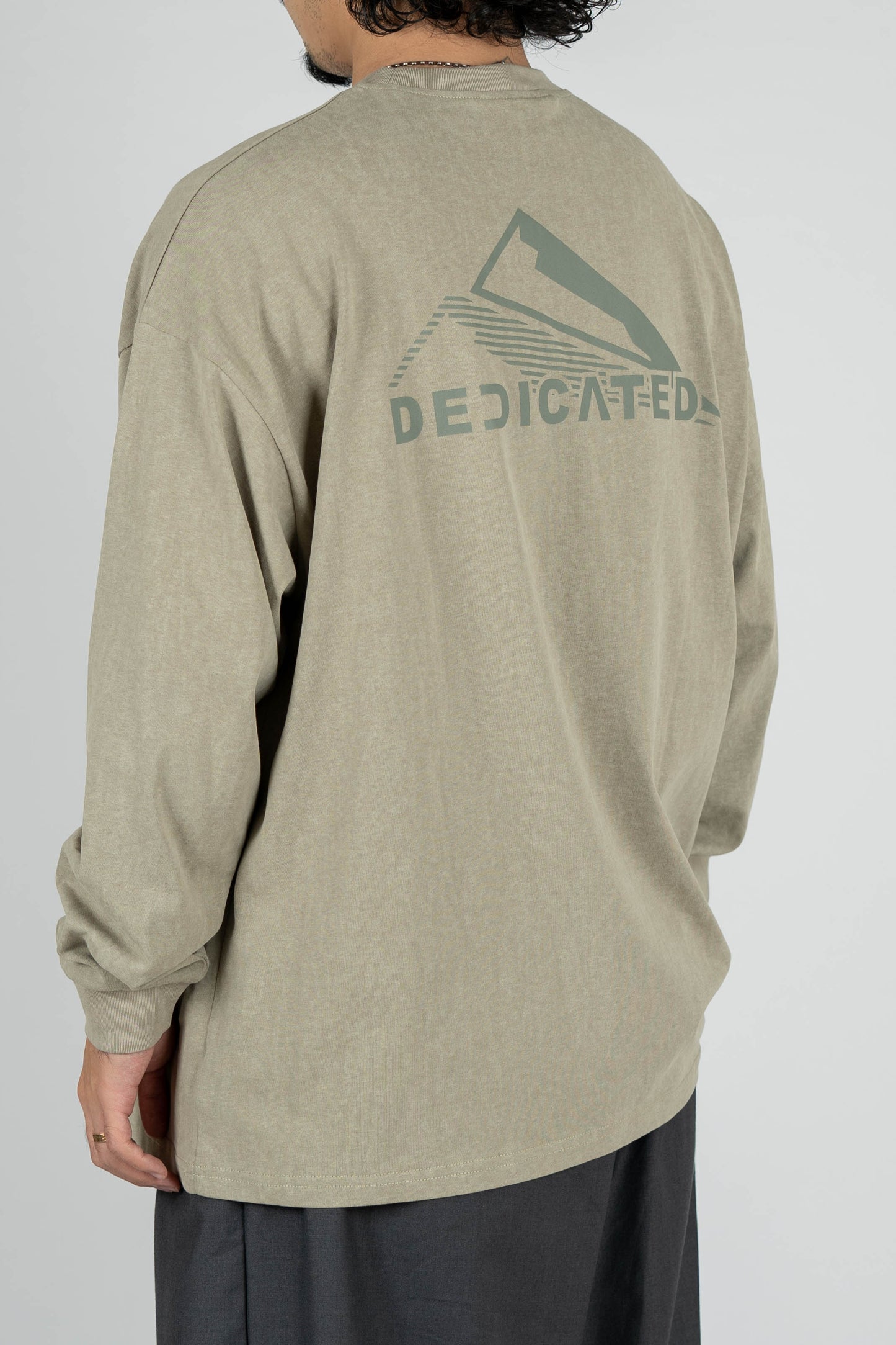 
                  
                    Dyed Washed Print LS Khaki【M22-T14KA】
                  
                
