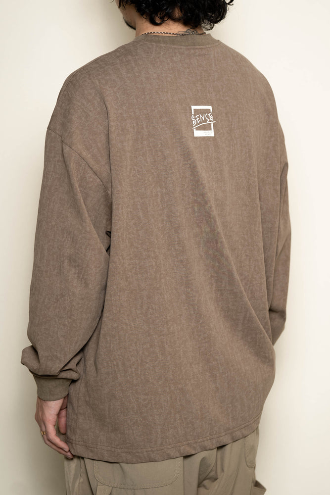 
                  
                    Dyed Washed Pocket LS Tee Brown【M22-T10br】
                  
                