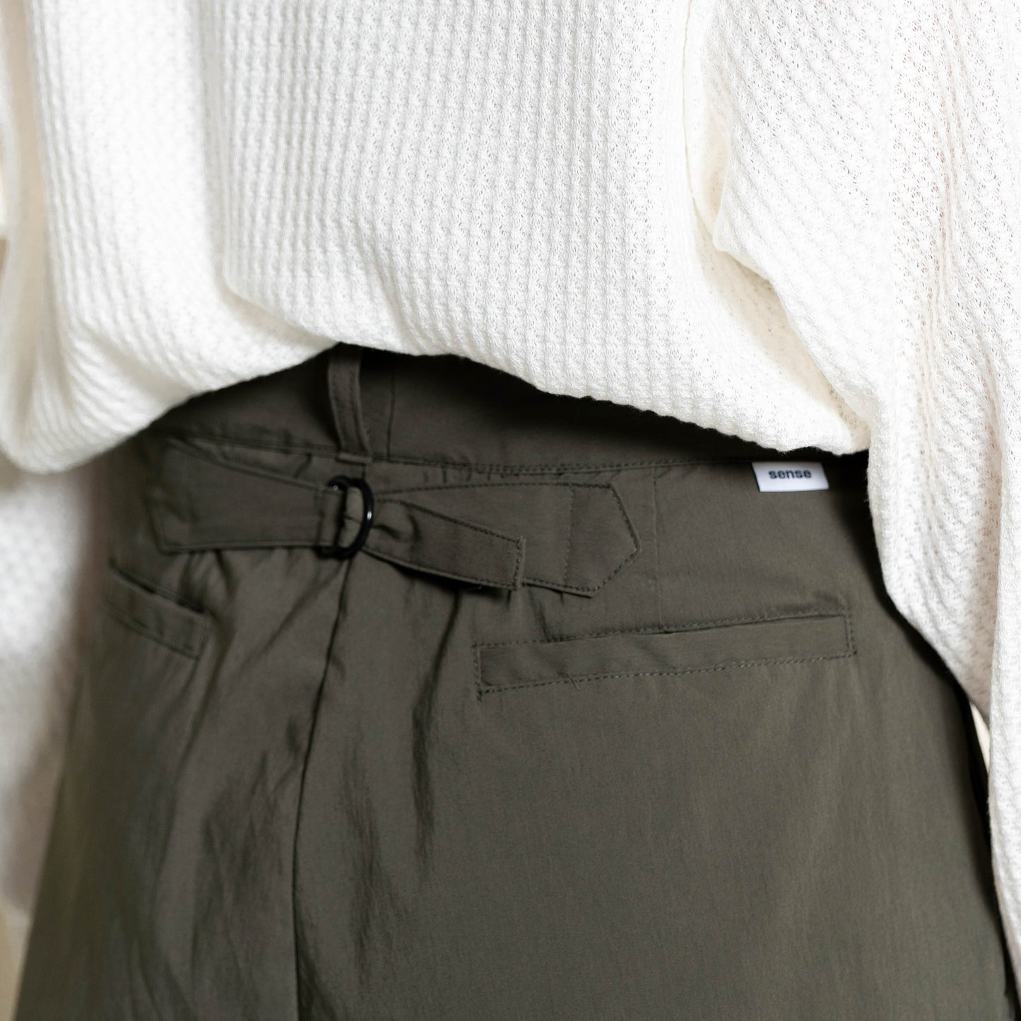 
                  
                    High Waist Wide Cut Pants Olive【L22-16ol】
                  
                