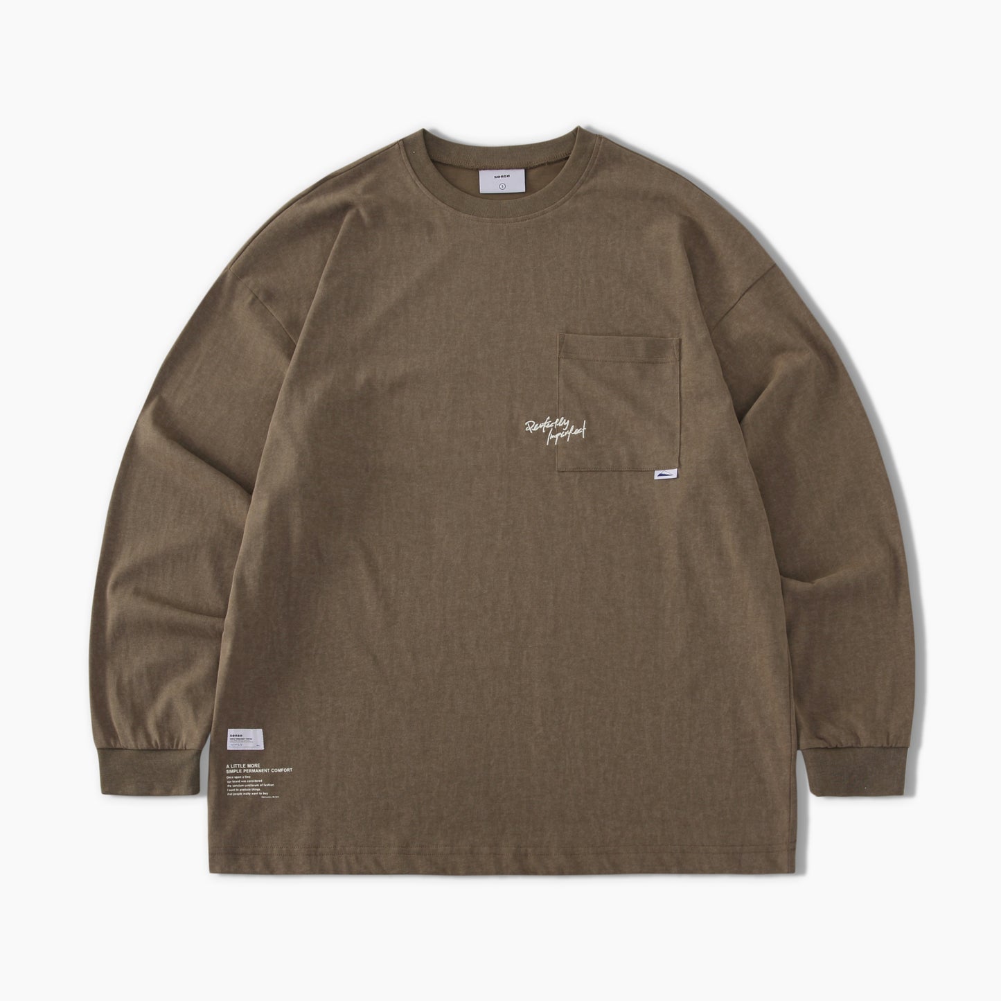 
                  
                    Dyed Washed Pocket LS Tee Brown【M22-T10br】
                  
                