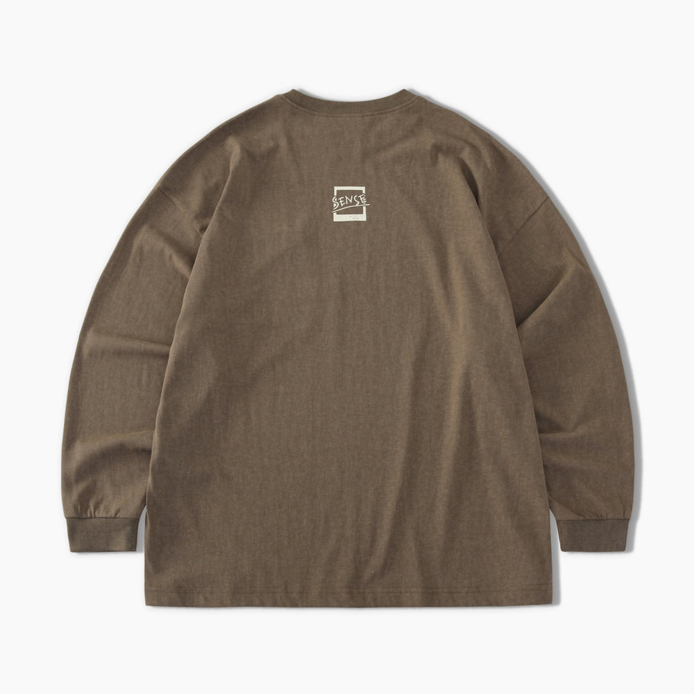 
                  
                    Dyed Washed Pocket LS Tee Brown【M22-T10br】
                  
                