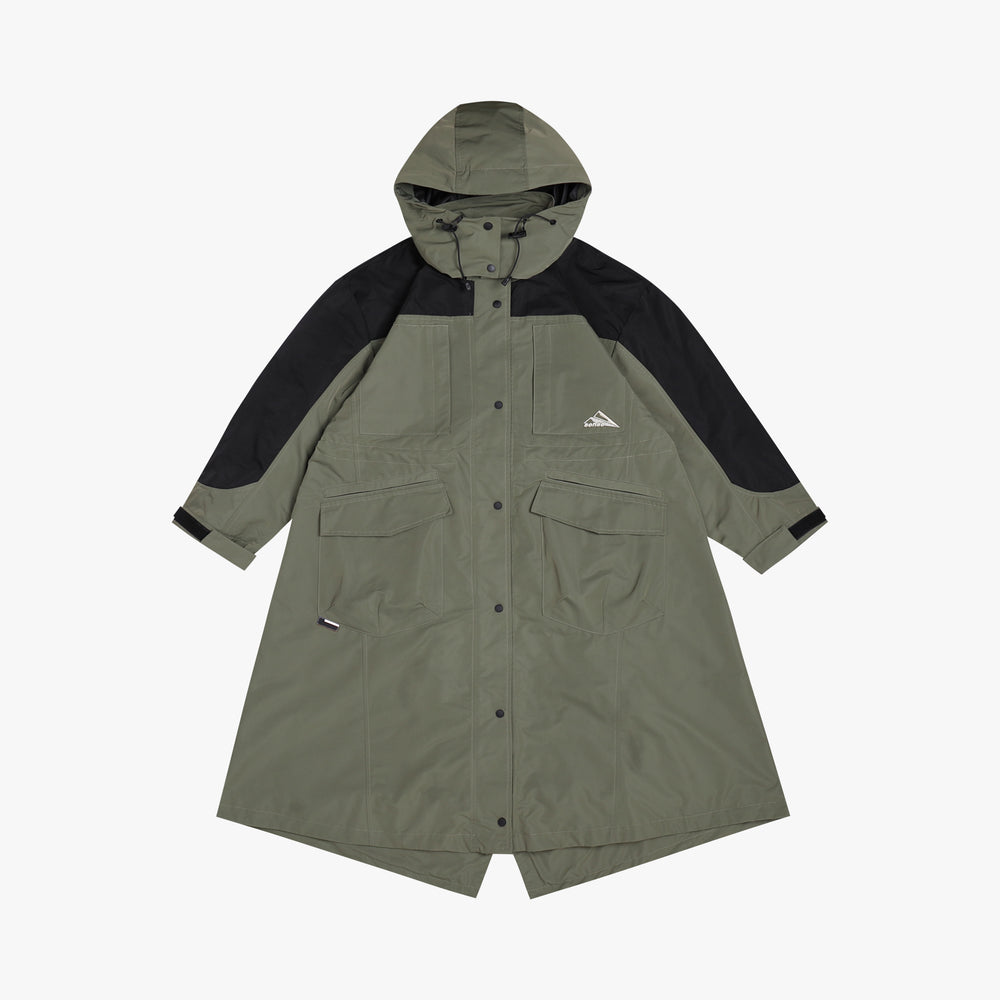 
                  
                    Waterproof Hooded Long Shell Parka Olive【L22-44ol】
                  
                