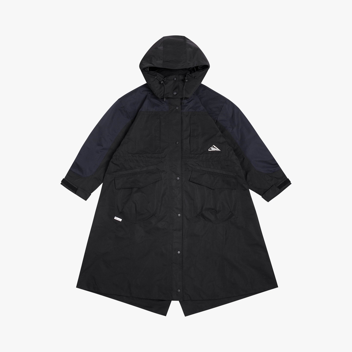 
                  
                    Waterproof Hooded Long Shell Parka Navy【L22-44NY】
                  
                