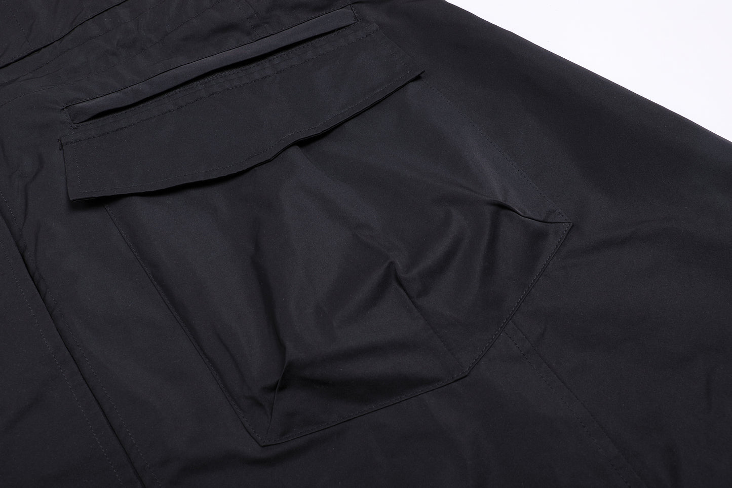 
                  
                    Waterproof Hooded Long Shell Parka Olive【L22-44ol】
                  
                