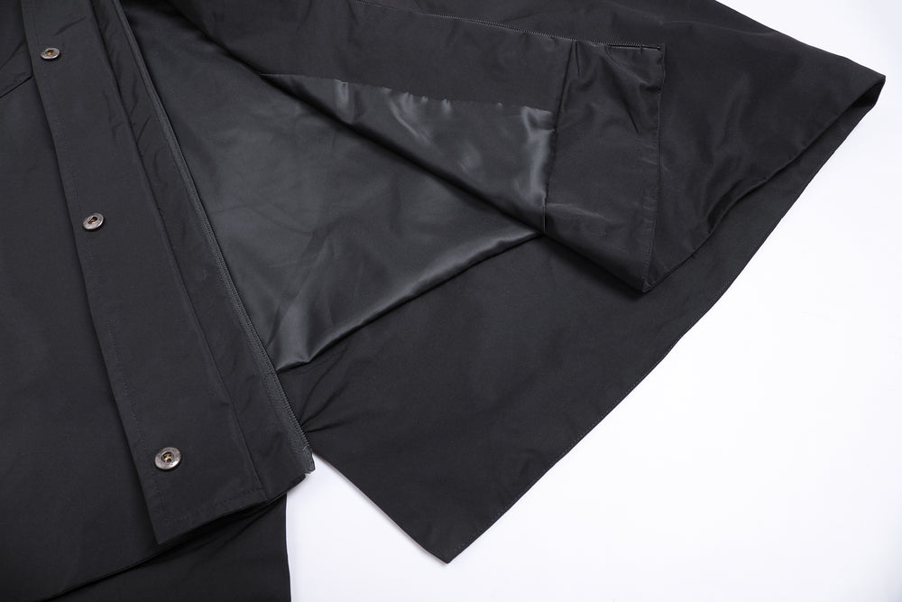 
                  
                    Waterproof Hooded Long Shell Parka Olive【L22-44ol】
                  
                