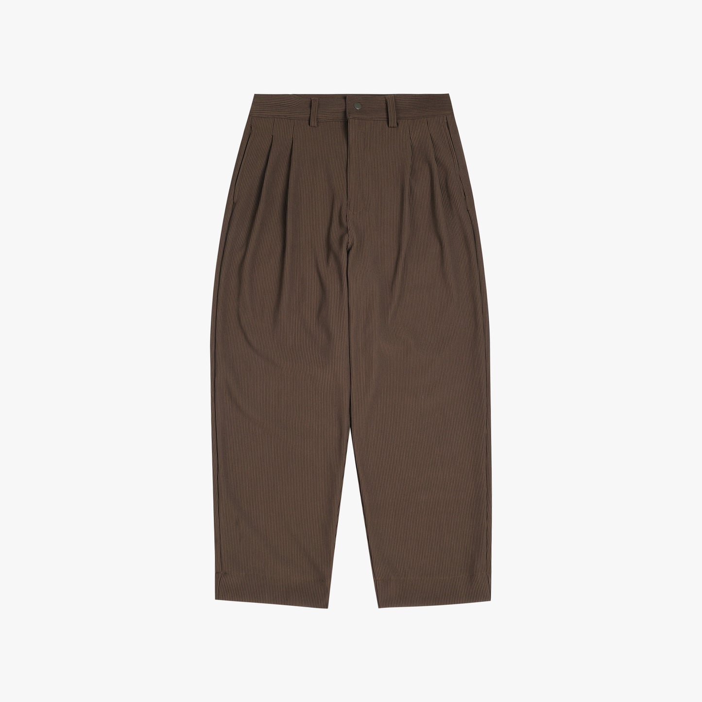 
                  
                    Pleats Wide Cut Pants Brown【M22-53BR】
                  
                