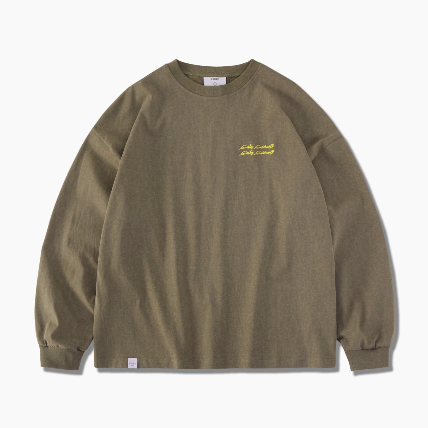 
                  
                    Embroidery Long Sleeves Tee Khaki【L22-T07ka】
                  
                