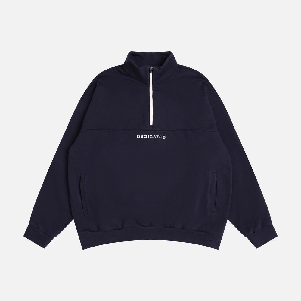 
                  
                    Half Zip Crew Neck Navy【M22-43NY】
                  
                