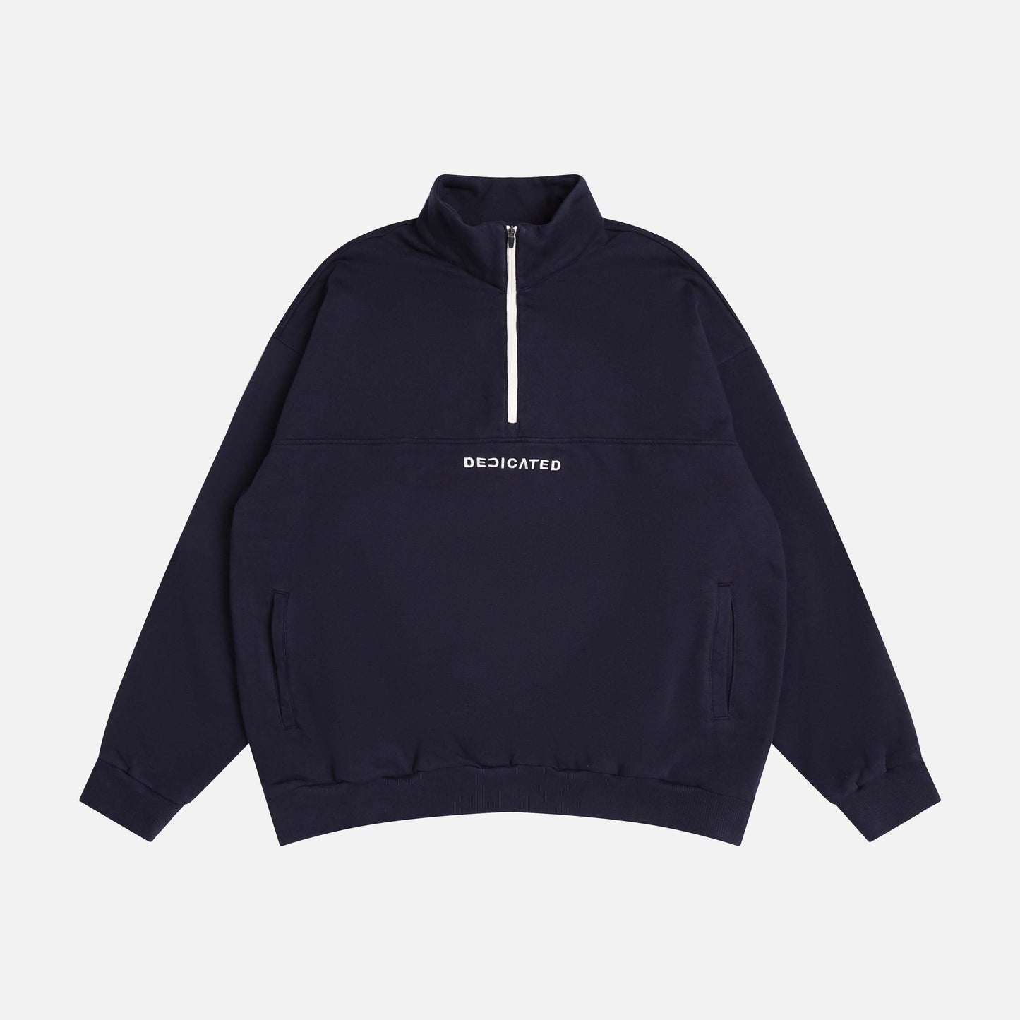 
                  
                    Half Zip Crew Neck Navy【M22-43NY】
                  
                
