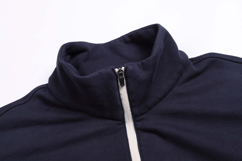
                  
                    Half Zip Crew Neck Grey【M22-43GY】
                  
                