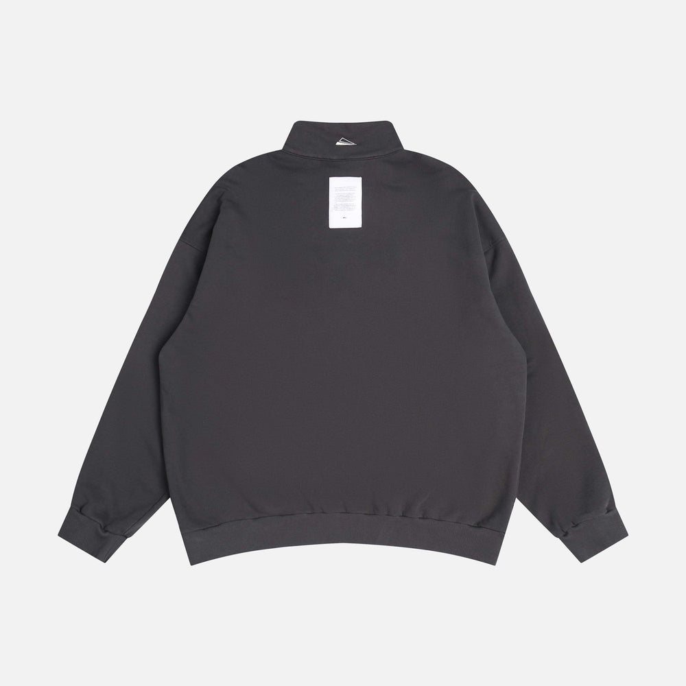 
                  
                    Half Zip Crew Neck Grey【M22-43GY】
                  
                