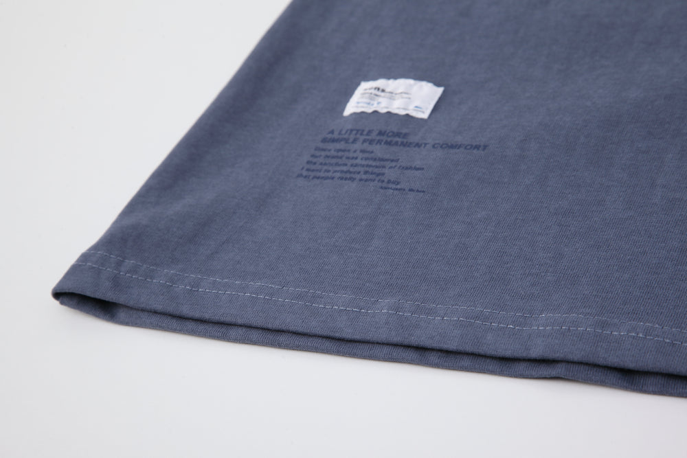 
                  
                    Dyed Washed Print LS Blue Ashes【M22-T14BL】
                  
                