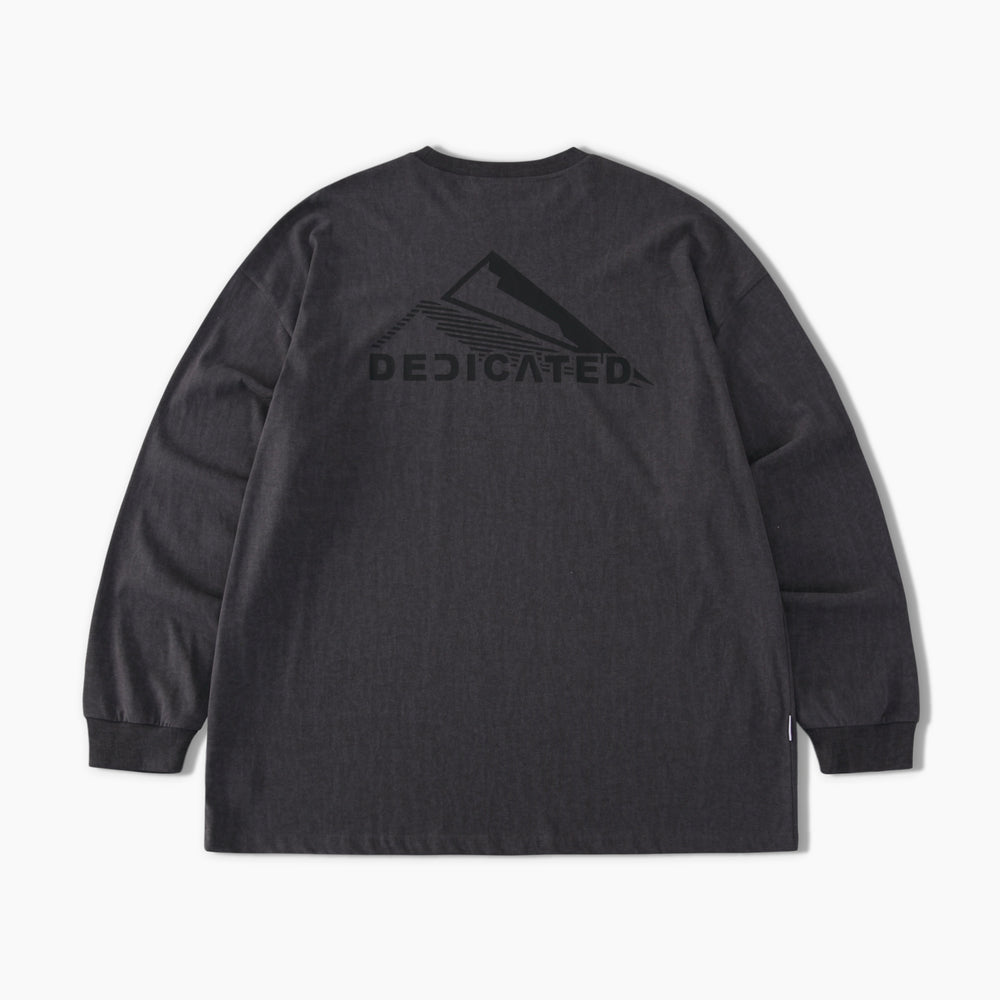 
                  
                    Dyed Washed Print LS Charcoal【M22-T14CH】
                  
                