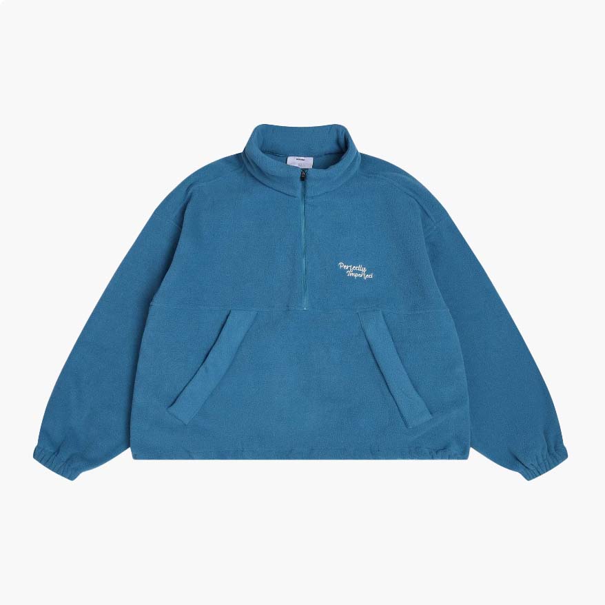 
                  
                    Embroidery Polar Fleece Pullover Blue【L22-38BL】
                  
                