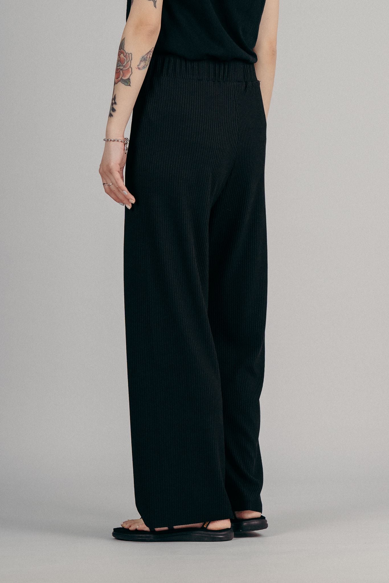 
                  
                    MS Wide Cut Casual Pants Black【L21-41blk】
                  
                