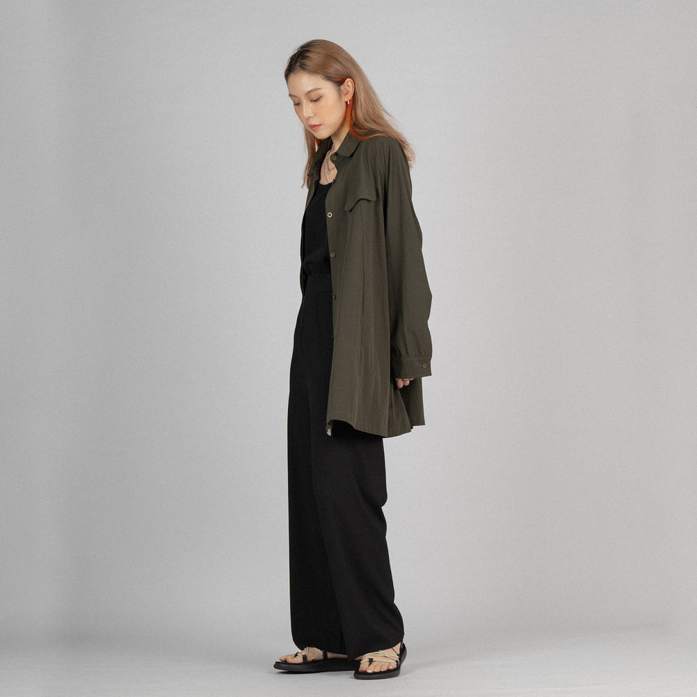 
                  
                    MS Wide Cut Casual Pants Black【L21-41blk】
                  
                