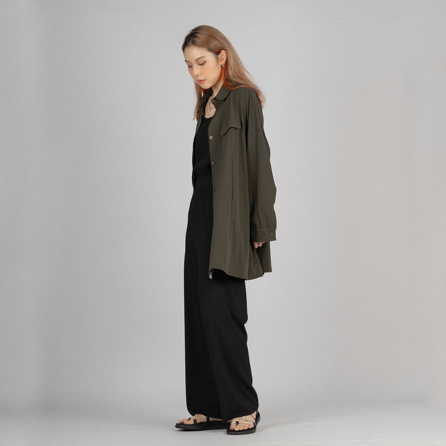 
                  
                    MS Wide Cut Casual Pants Black【L21-41blk】
                  
                