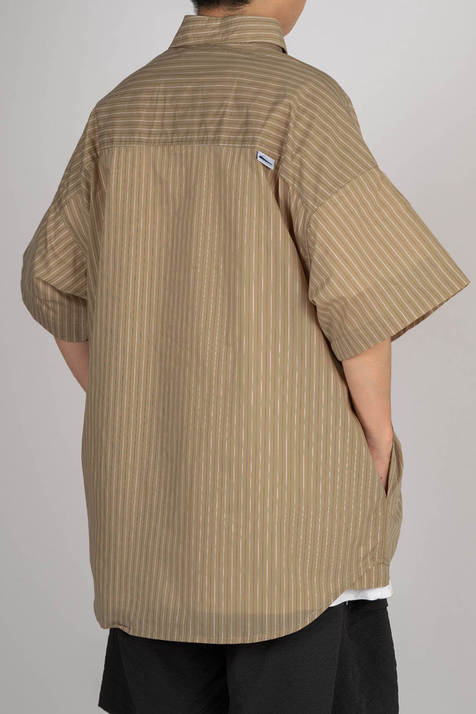 
                  
                    Wide Stripe SS Shirts Kahki【M22-24KA】
                  
                
